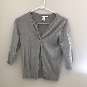 Grey cardigan